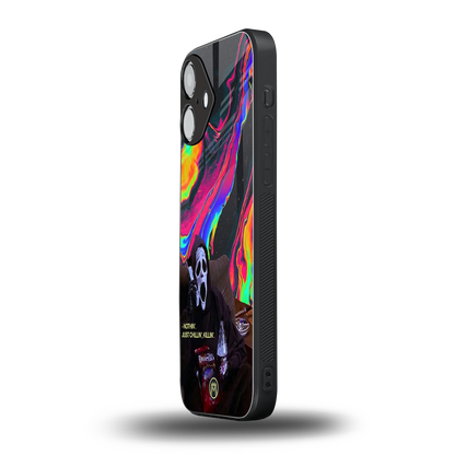 chillin killin back phone cover | glass case for iphone 16