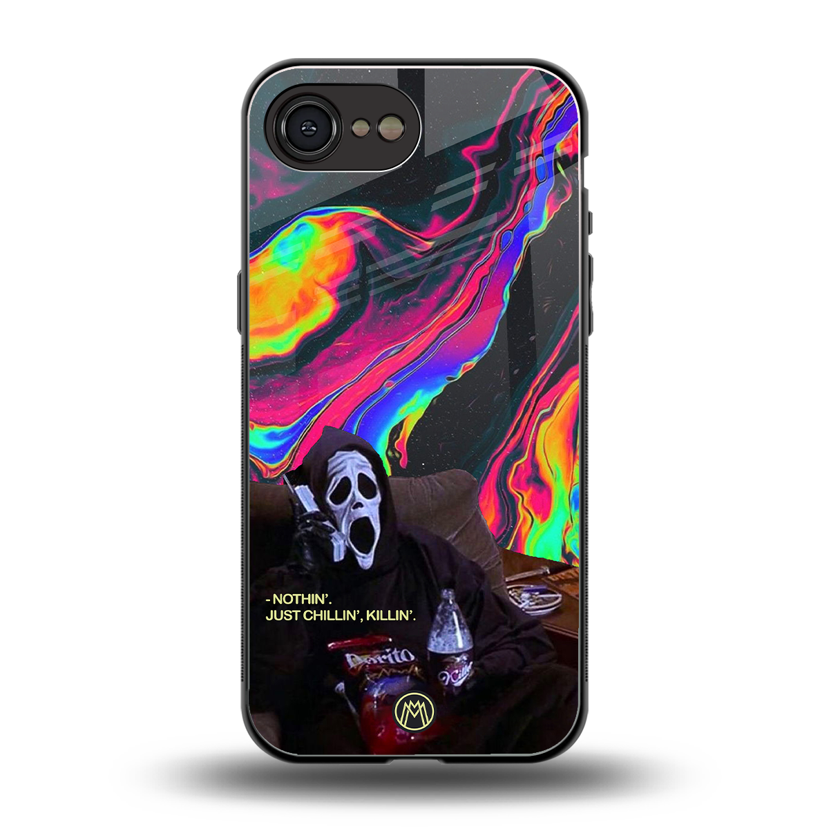 chillin killin back phone cover | glass case for iphone 16e