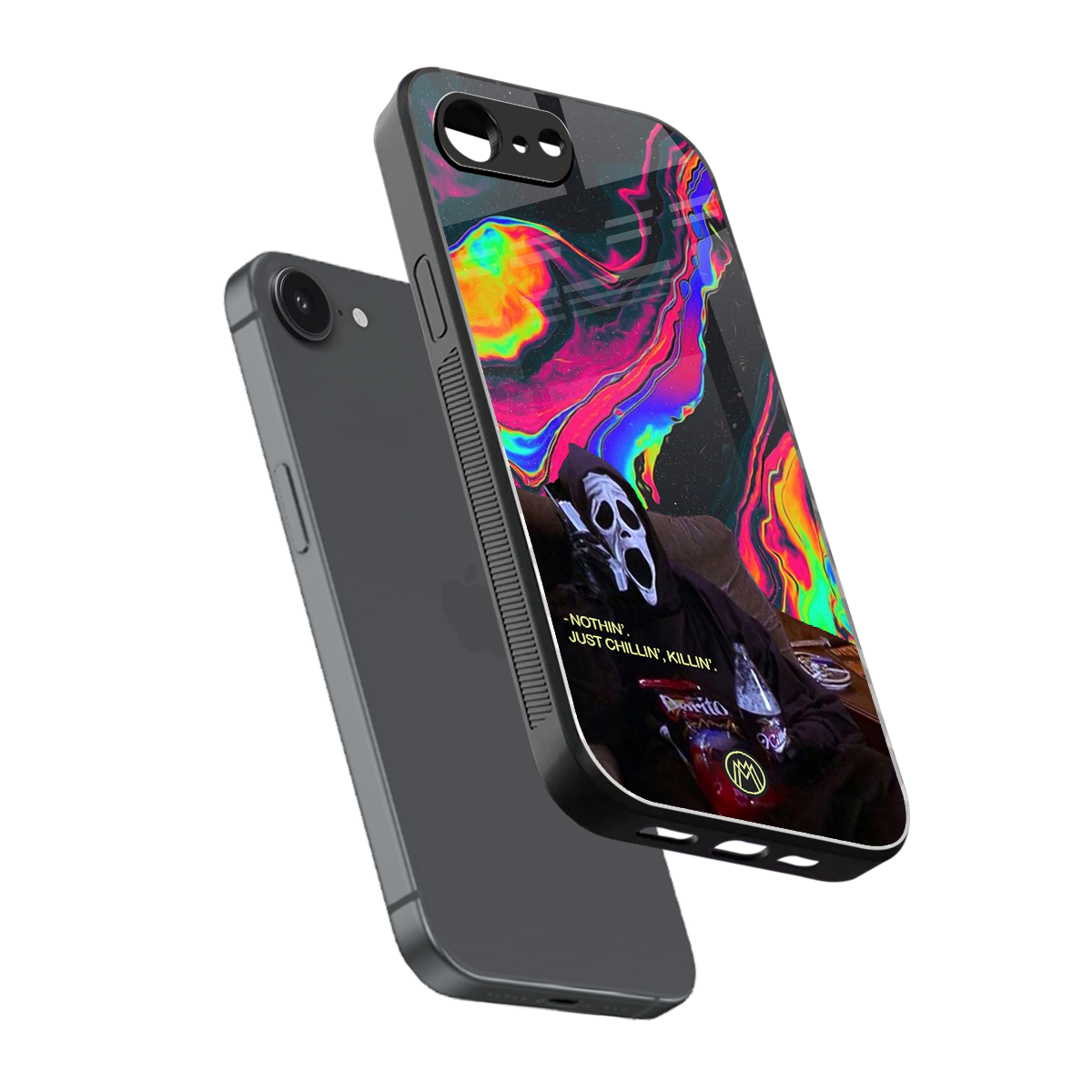 chillin killin back phone cover | glass case for iphone 16e