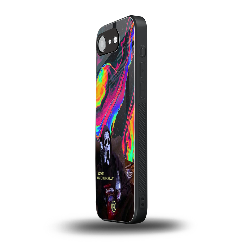 chillin killin back phone cover | glass case for iphone 16e