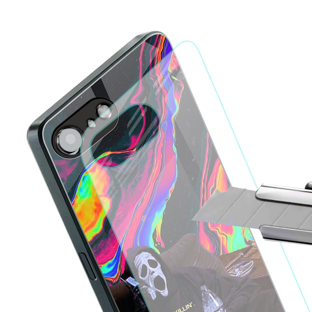 chillin killin back phone cover | glass case for iphone 16e