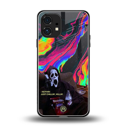 chillin killin back phone cover | glass case for nothing phone 1