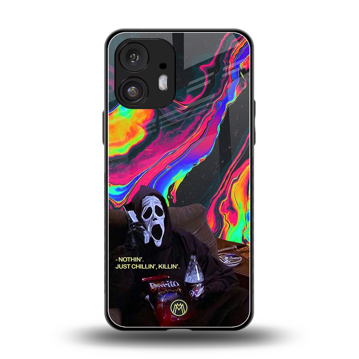 chillin killin back phone cover | glass case for nothing phone 2