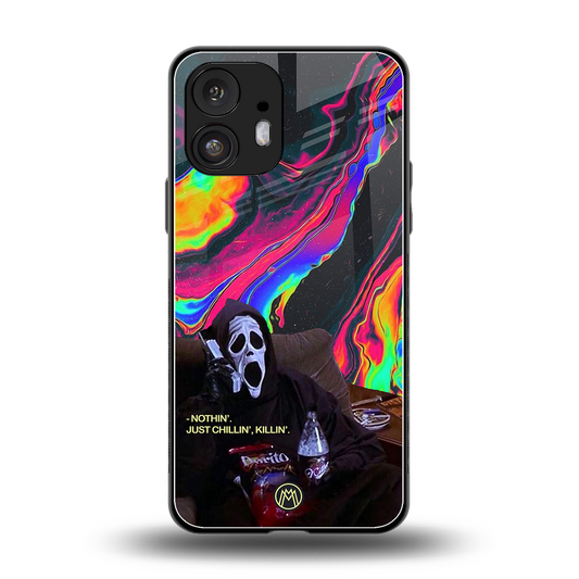 chillin killin back phone cover | glass case for nothing phone 2