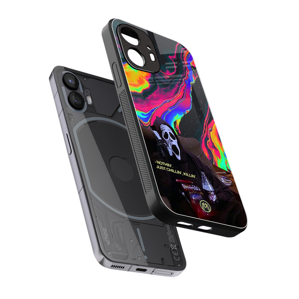 chillin killin back phone cover | glass case for nothing phone 2