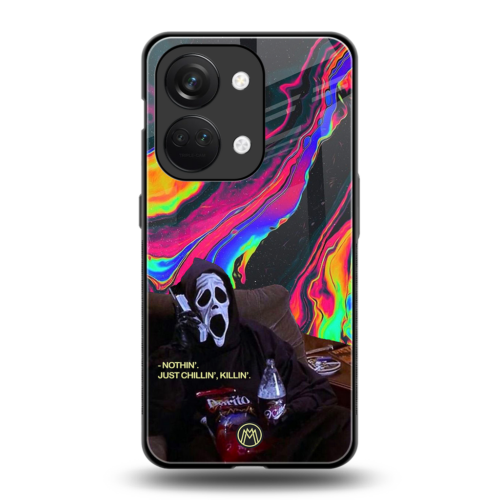 chillin killin back phone cover | glass case for oneplus nord 3