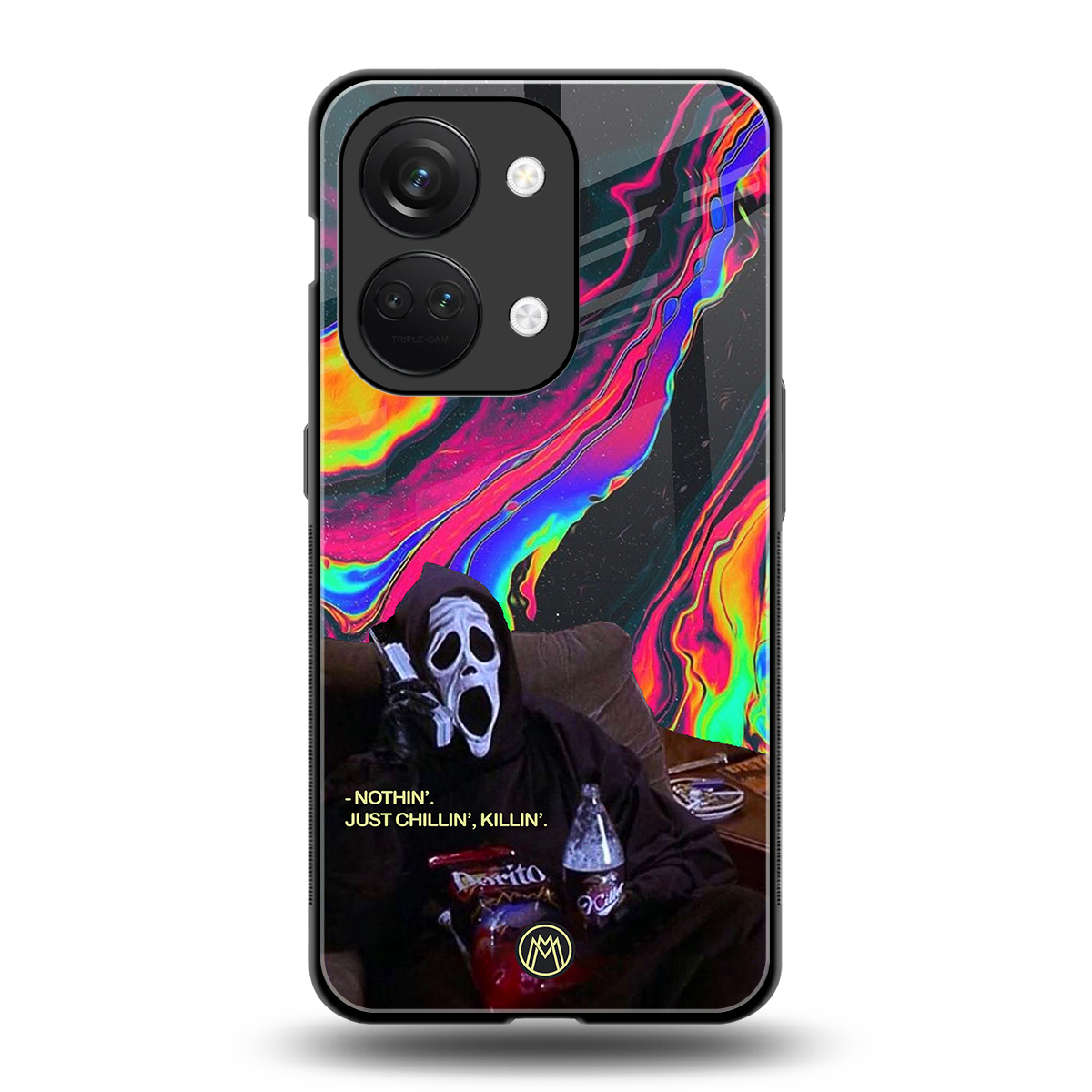 chillin killin back phone cover | glass case for oneplus nord 3