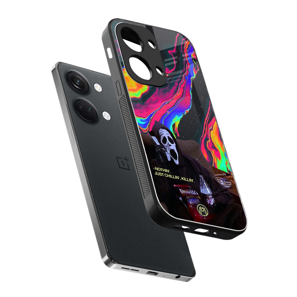 chillin killin back phone cover | glass case for oneplus nord 3