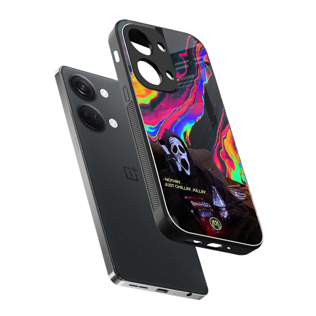 chillin killin back phone cover | glass case for oneplus nord 3