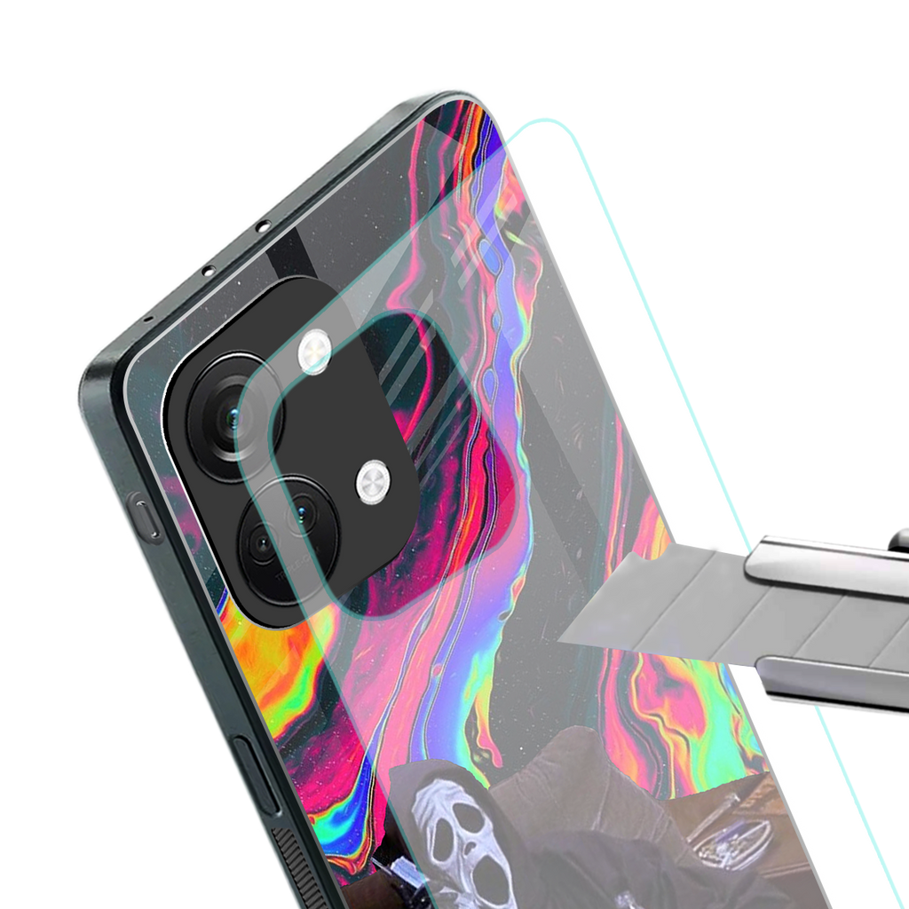 chillin killin back phone cover | glass case for oneplus nord 3