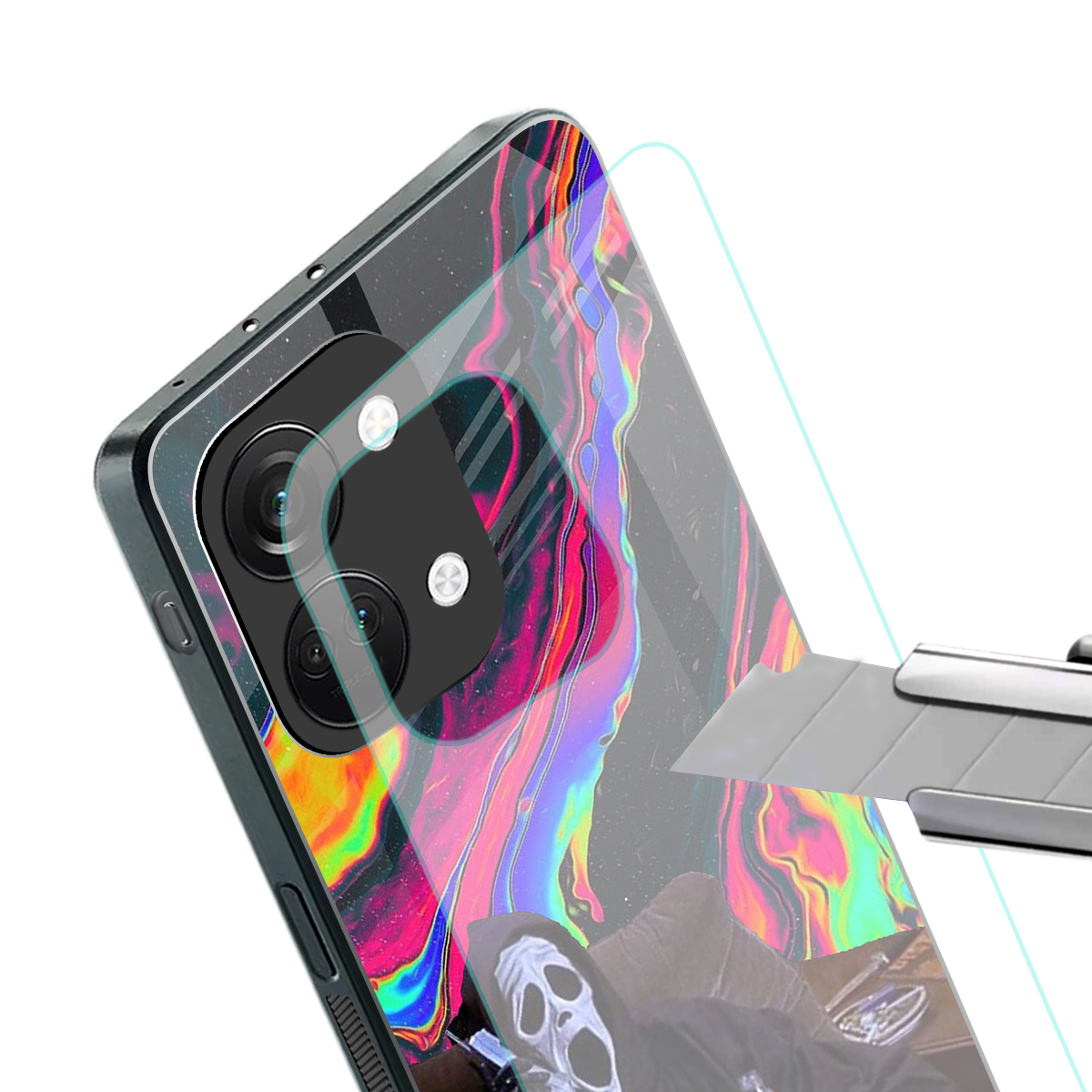 chillin killin back phone cover | glass case for oneplus nord 3