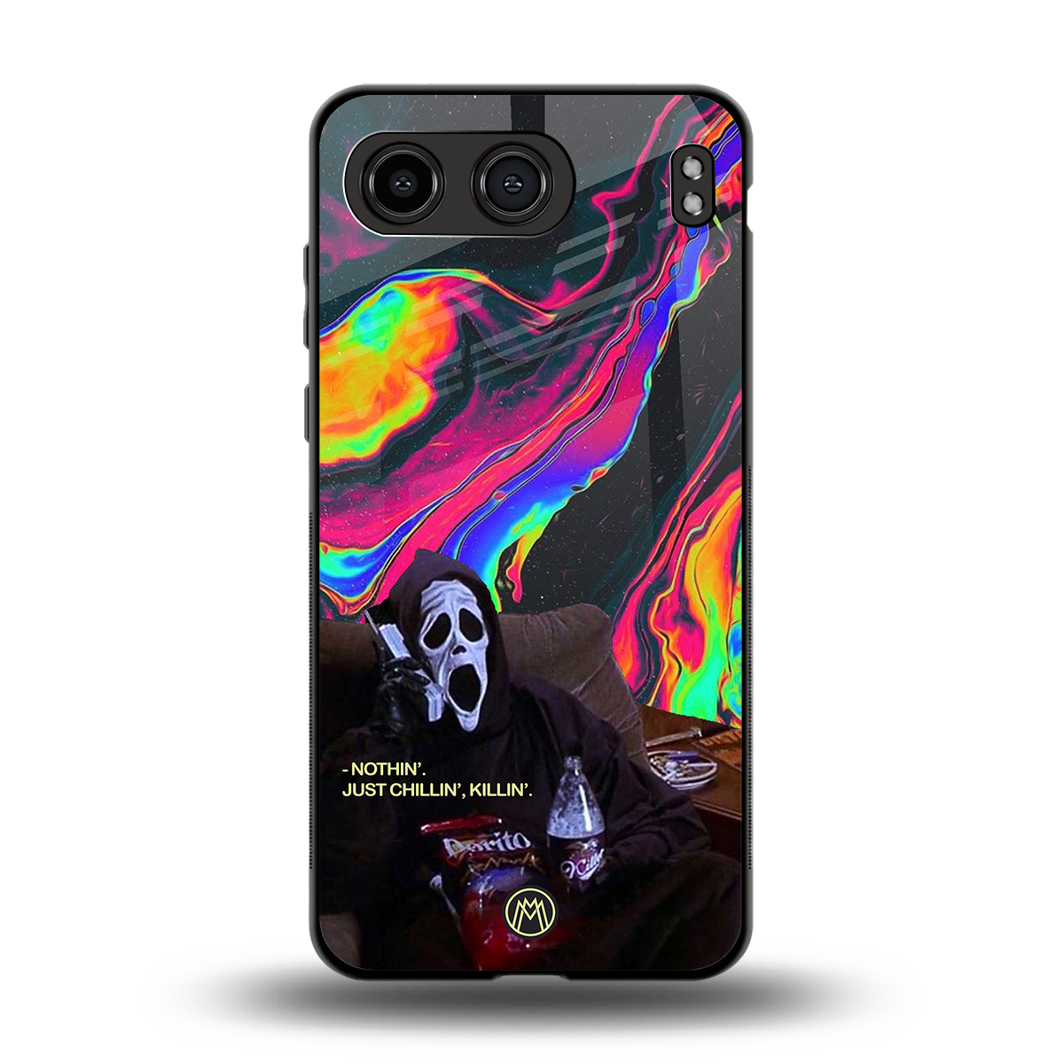 chillin killin back phone cover | glass case for oneplus nord 4