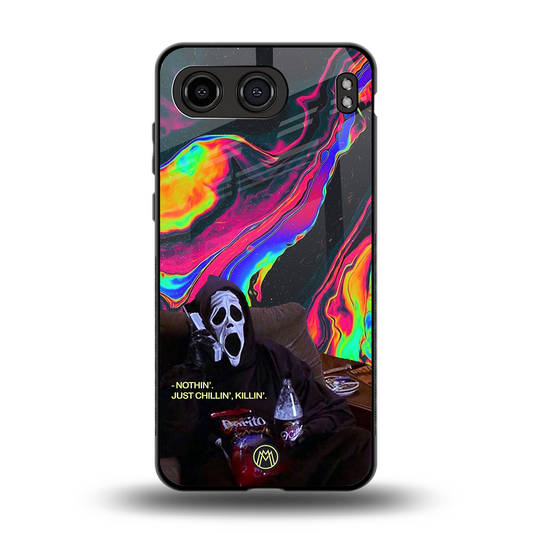 chillin killin back phone cover | glass case for oneplus nord 4