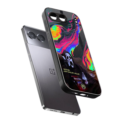 chillin killin back phone cover | glass case for oneplus nord 4