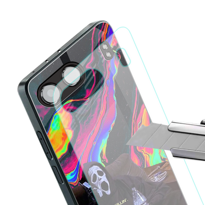 chillin killin back phone cover | glass case for oneplus nord 4