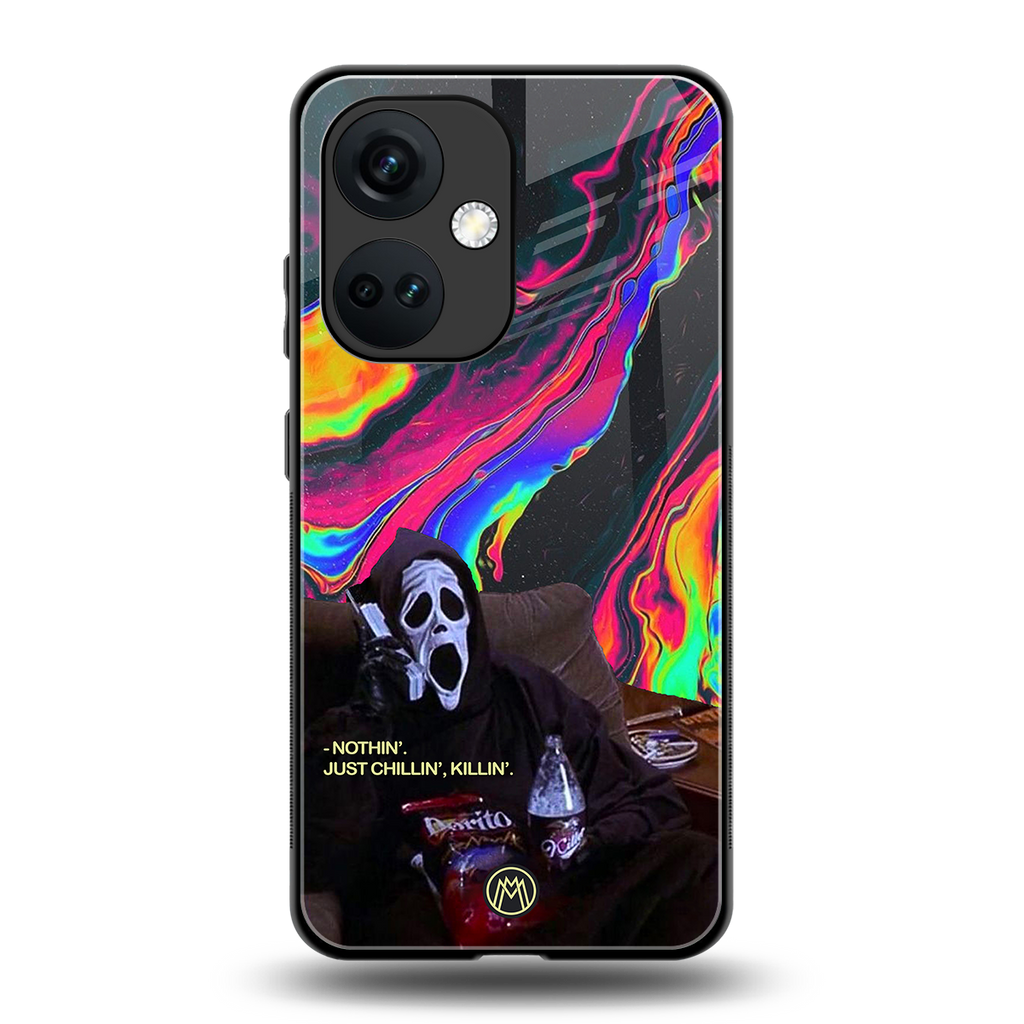 chillin killin back phone cover | glass case for oneplus nord ce 3