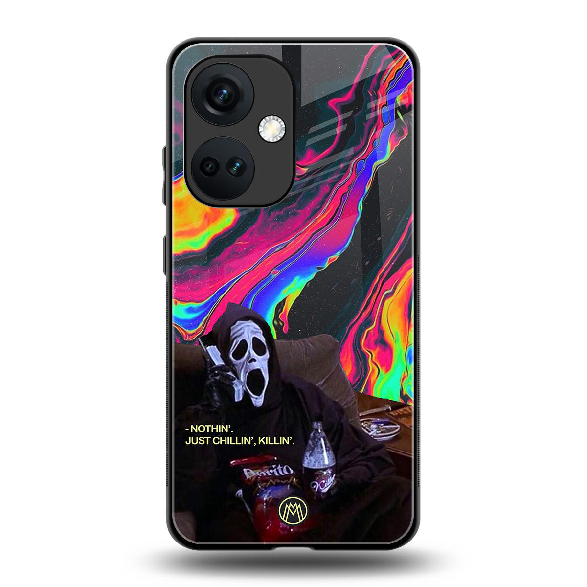chillin killin back phone cover | glass case for oneplus nord ce 3