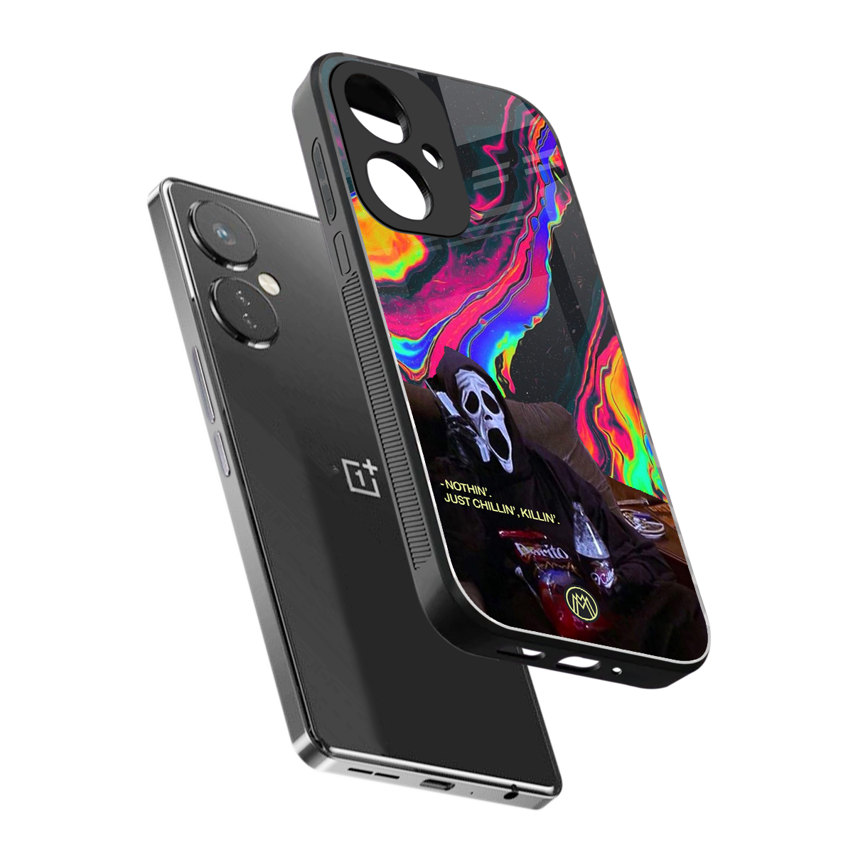 chillin killin back phone cover | glass case for oneplus nord ce 3