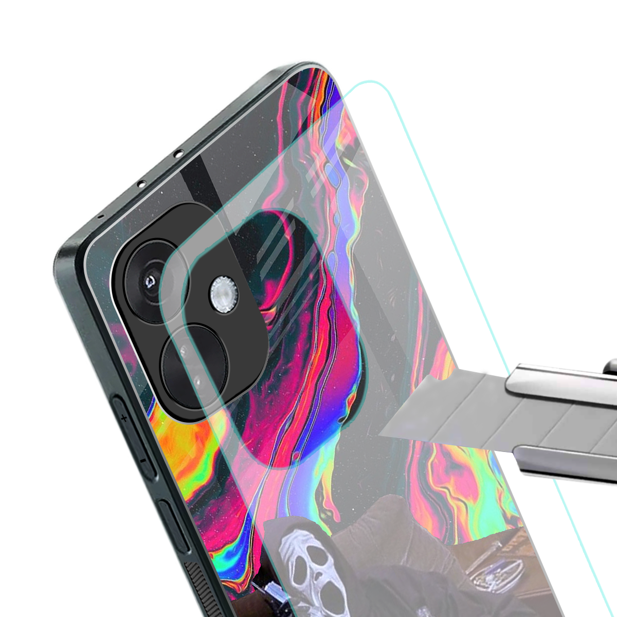 chillin killin back phone cover | glass case for oneplus nord ce 3