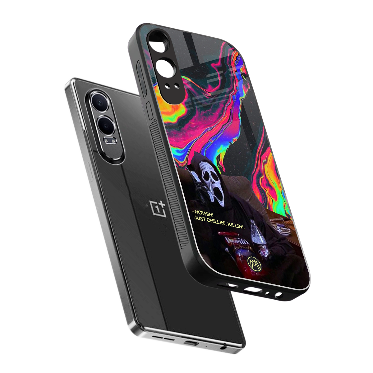 chillin killin back phone cover | glass case for oneplus nord ce 4 lite