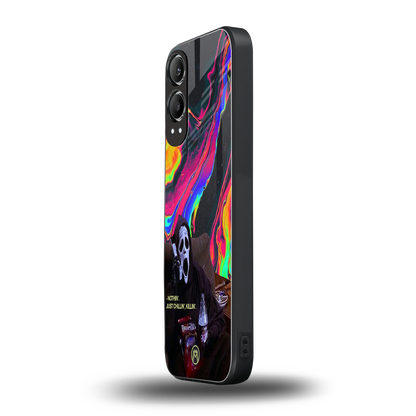 chillin killin back phone cover | glass case for oneplus nord ce 4 lite