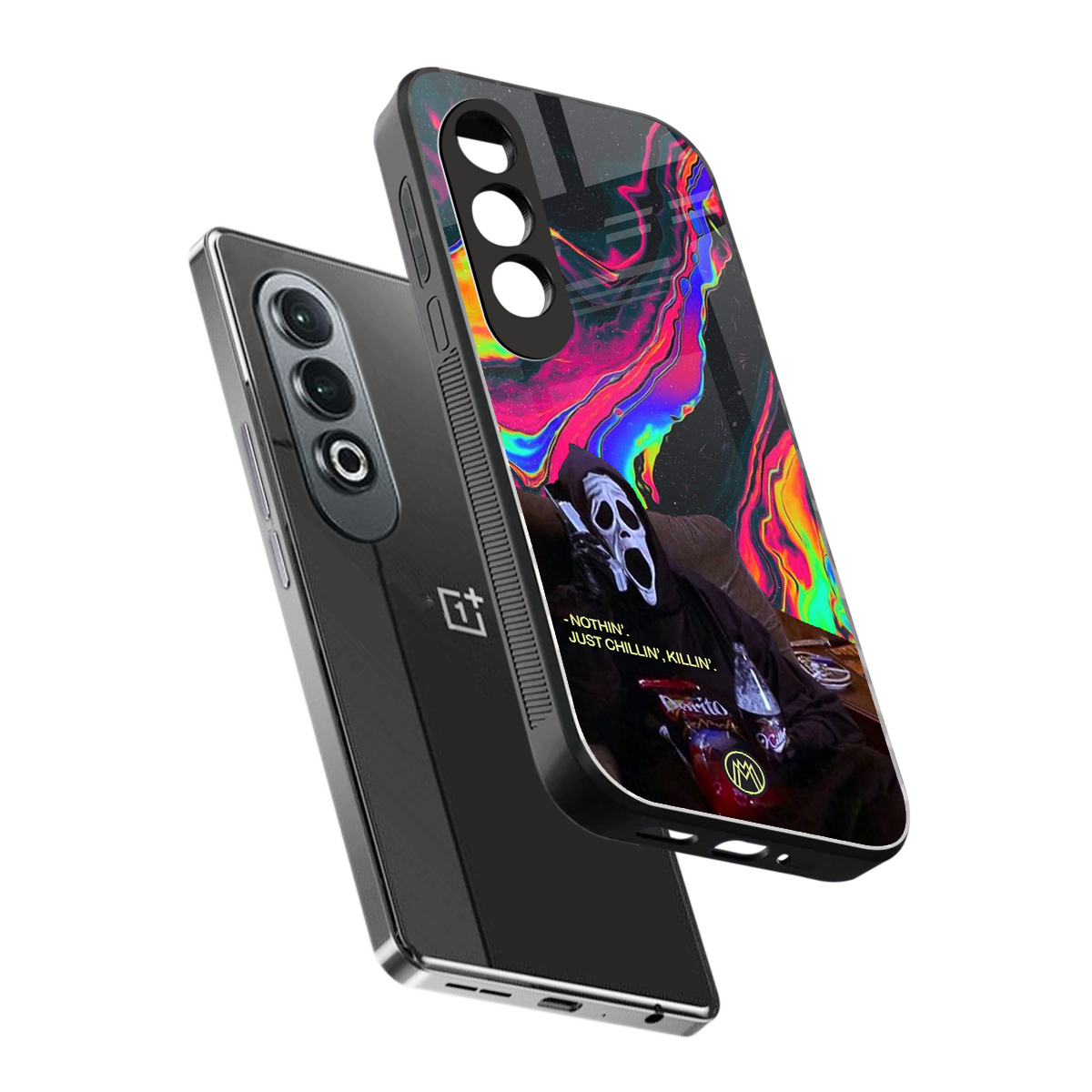 chillin killin back phone cover | glass case for oneplus nord ce 4