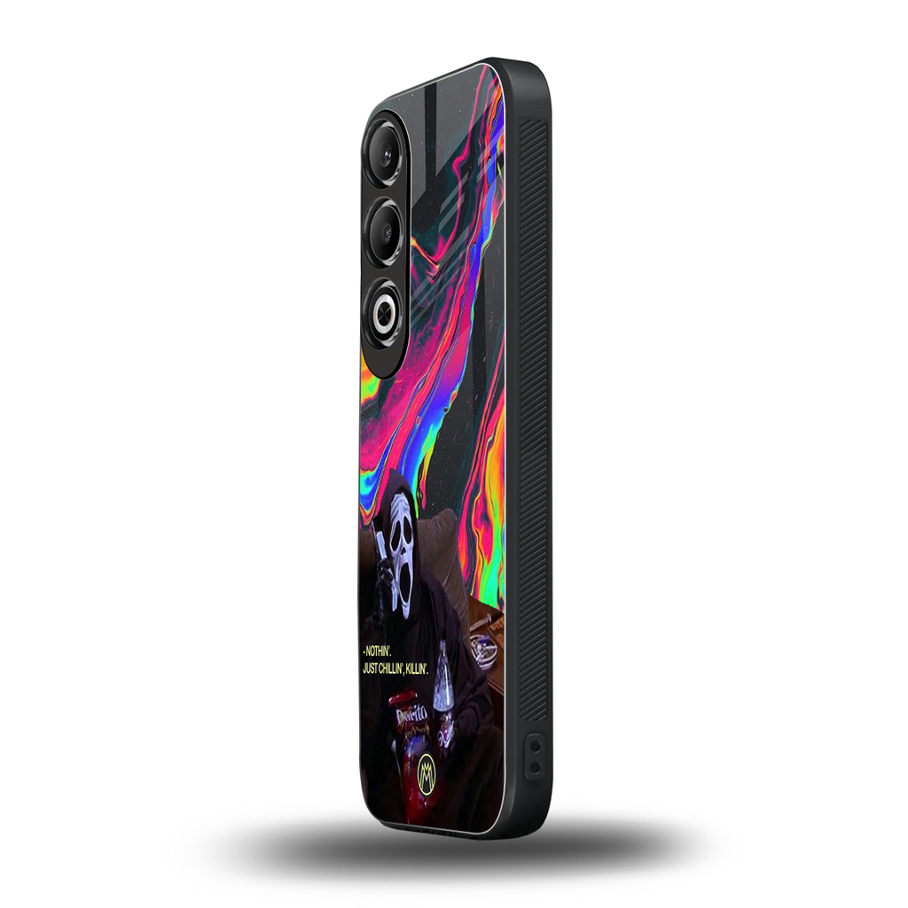 chillin killin back phone cover | glass case for oneplus nord ce 4