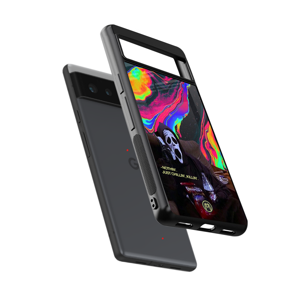 chillin killin back phone cover | glass case for Google Pixel 6A
