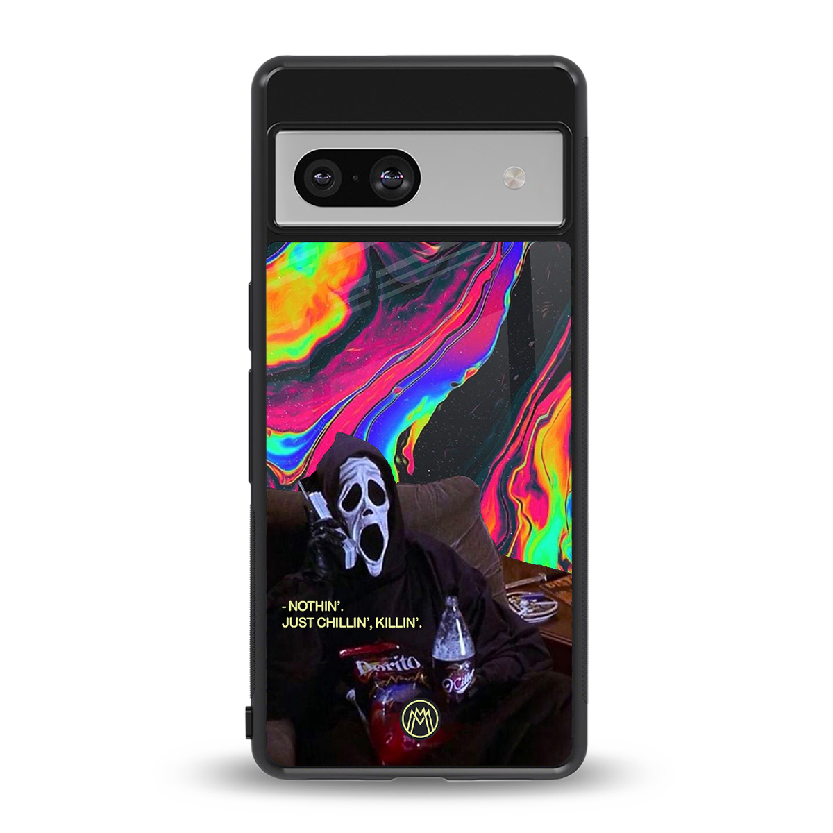 chillin killin back phone cover | glass case for Google Pixel 7