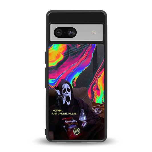 chillin killin back phone cover | glass case for Google Pixel 7