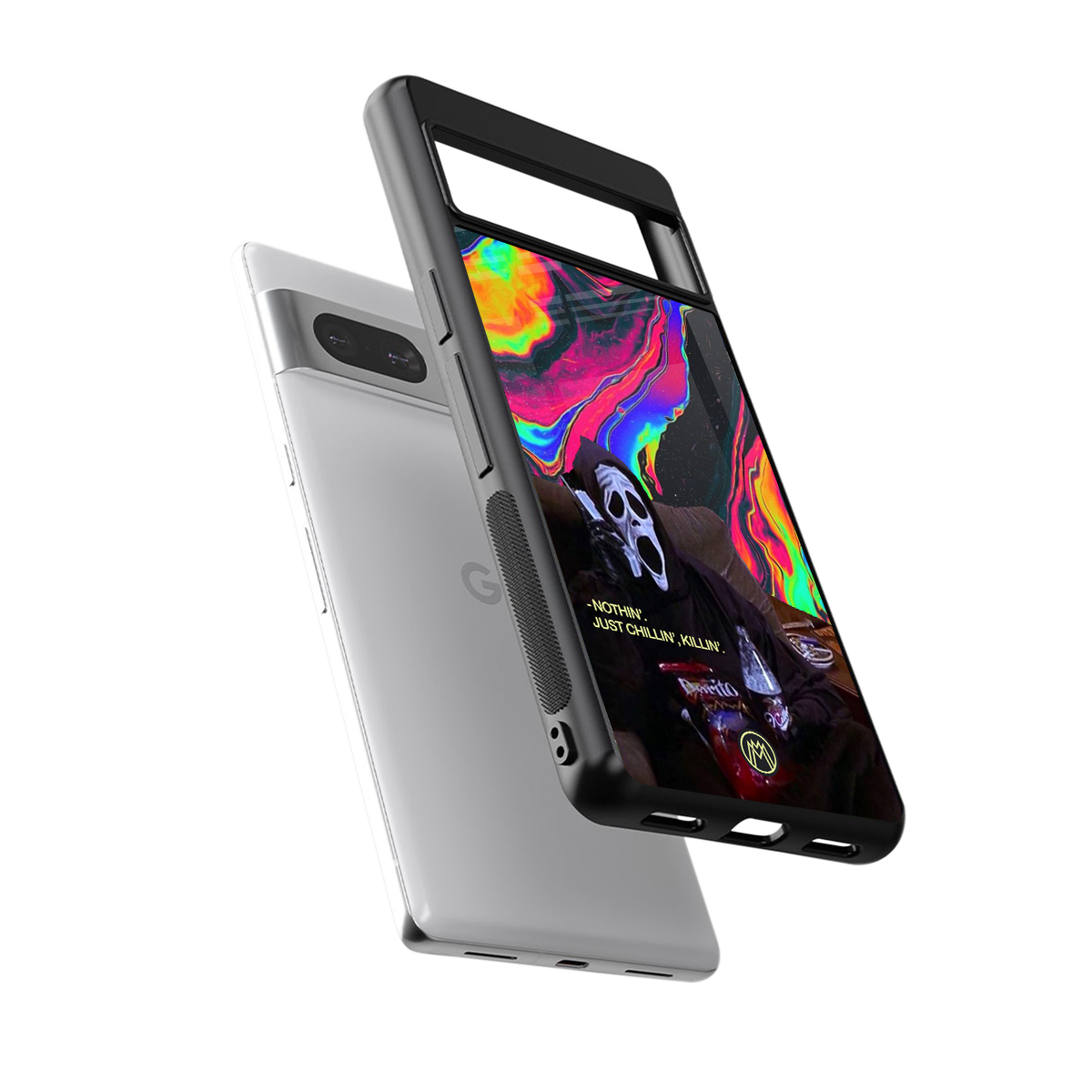 chillin killin back phone cover | glass case for Google Pixel 7