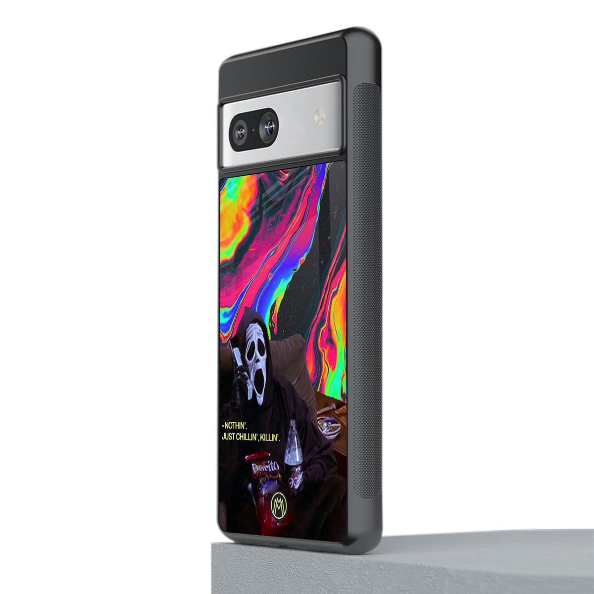 chillin killin back phone cover | glass case for Google Pixel 7A