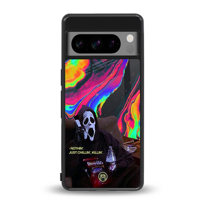 chillin killin back phone cover | glass case for google pixel 8 pro