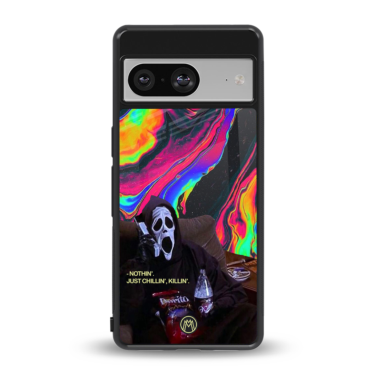 chillin killin back phone cover | glass case for Google Pixel 8