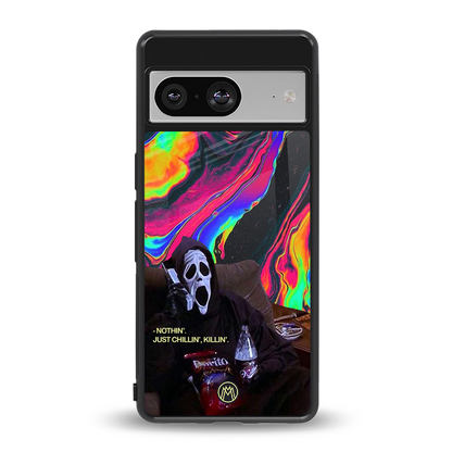 chillin killin back phone cover | glass case for Google Pixel 8