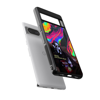 chillin killin back phone cover | glass case for Google Pixel 8