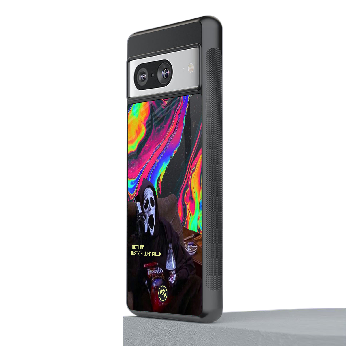 chillin killin back phone cover | glass case for Google Pixel 8