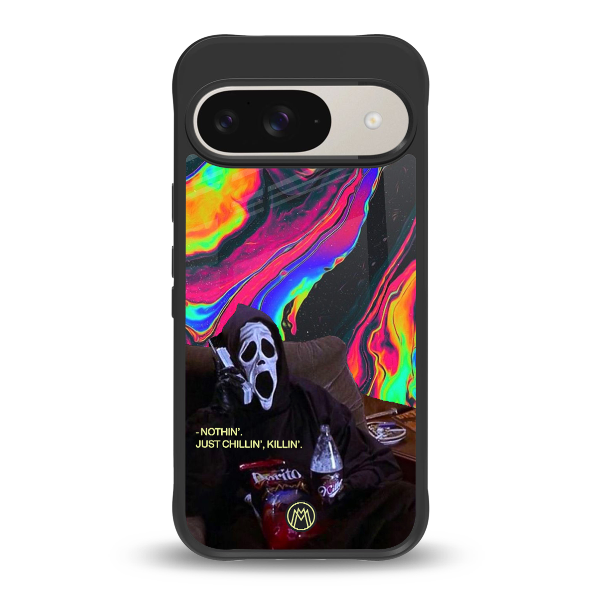 chillin killin back phone cover | glass case for google pixel 9