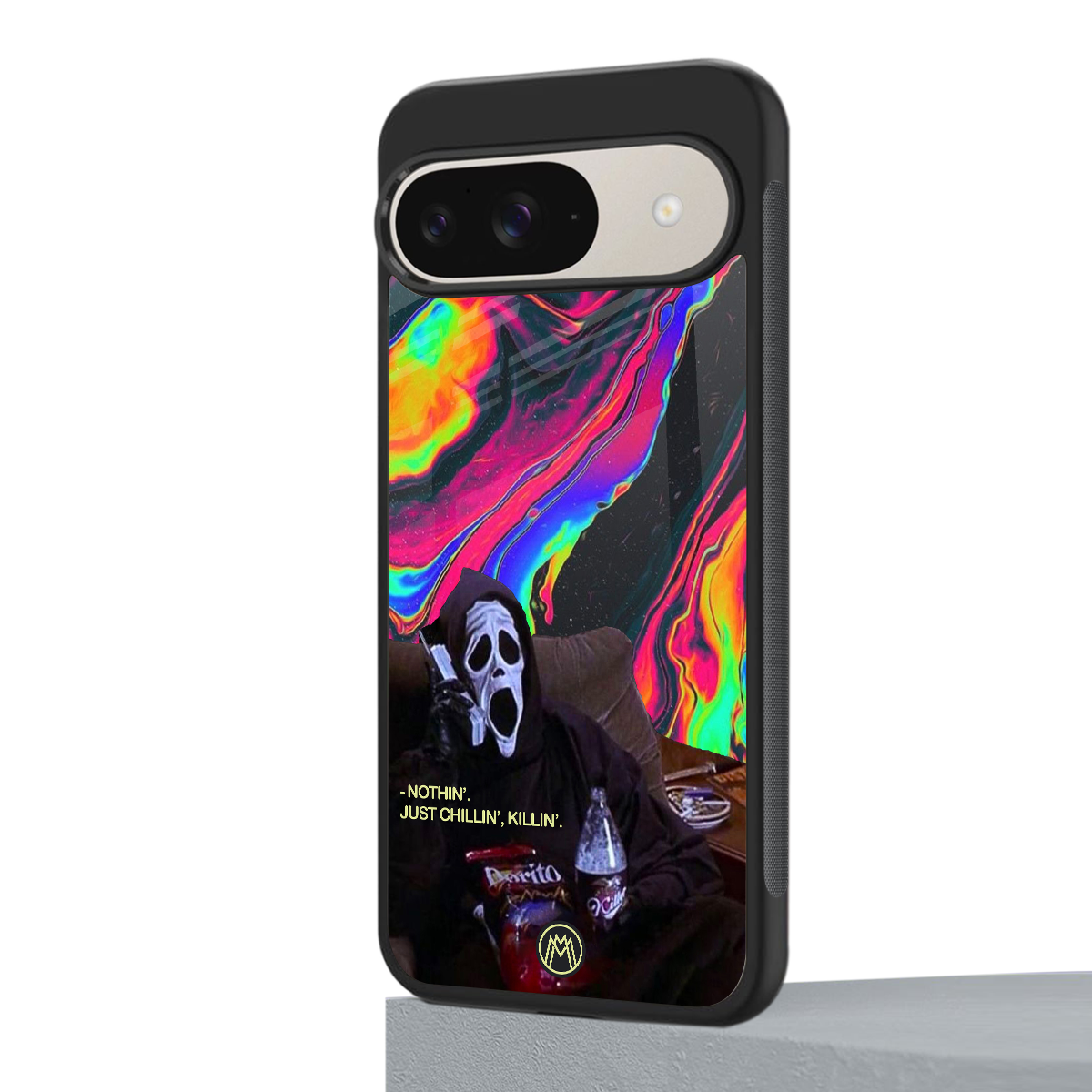 chillin killin back phone cover | glass case for google pixel 9