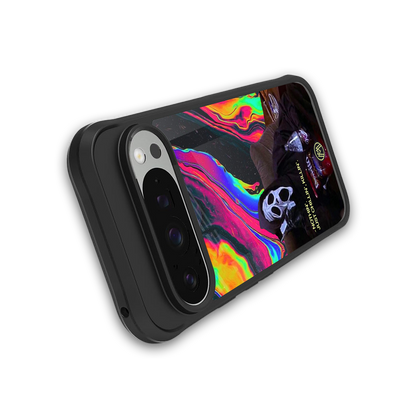 chillin killin back phone cover | glass case for google pixel 9 pro xl