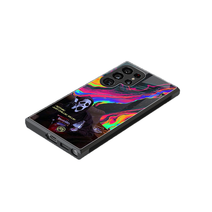 chillin killin back phone cover | glass case for samsung galaxy s23 ultra