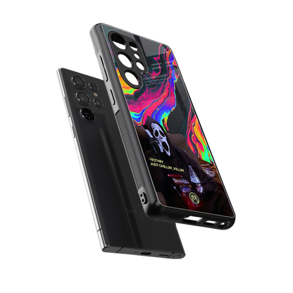chillin killin back phone cover | glass case for samsung galaxy s25 ultra