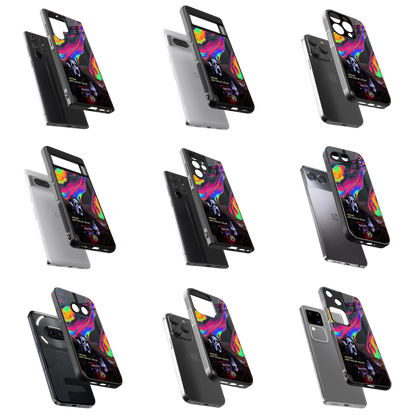 Durable Glass Back Mobile Case for iPhone, Samsung, OnePlus, Google Pixel, Redmi, Vivo, Oppo