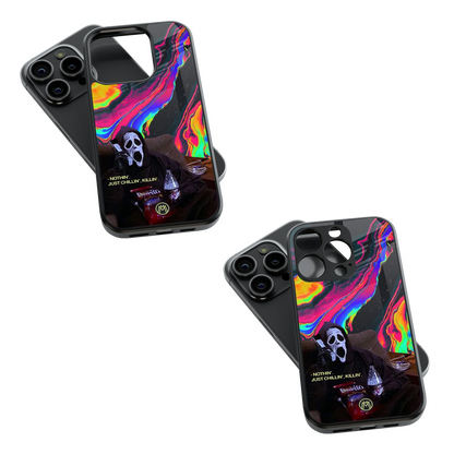 Trendy Glass Back Mobile Case for iPhone, Samsung, Redmi, OnePlus, Google Pixel, Motorola