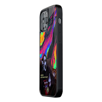 Slim Glass Back Phone Case for Multiple Brands – iPhone, Samsung, Redmi, OnePlus, Oppo, Vivo