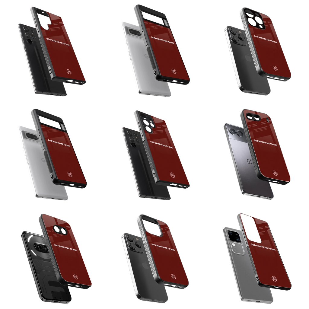 Durable Glass Back Mobile Case for iPhone, Samsung, OnePlus, Google Pixel, Redmi, Vivo, Oppo