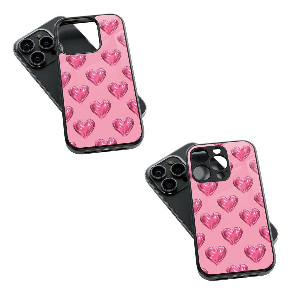 Trendy Glass Back Mobile Case for iPhone, Samsung, Redmi, OnePlus, Google Pixel, Motorola