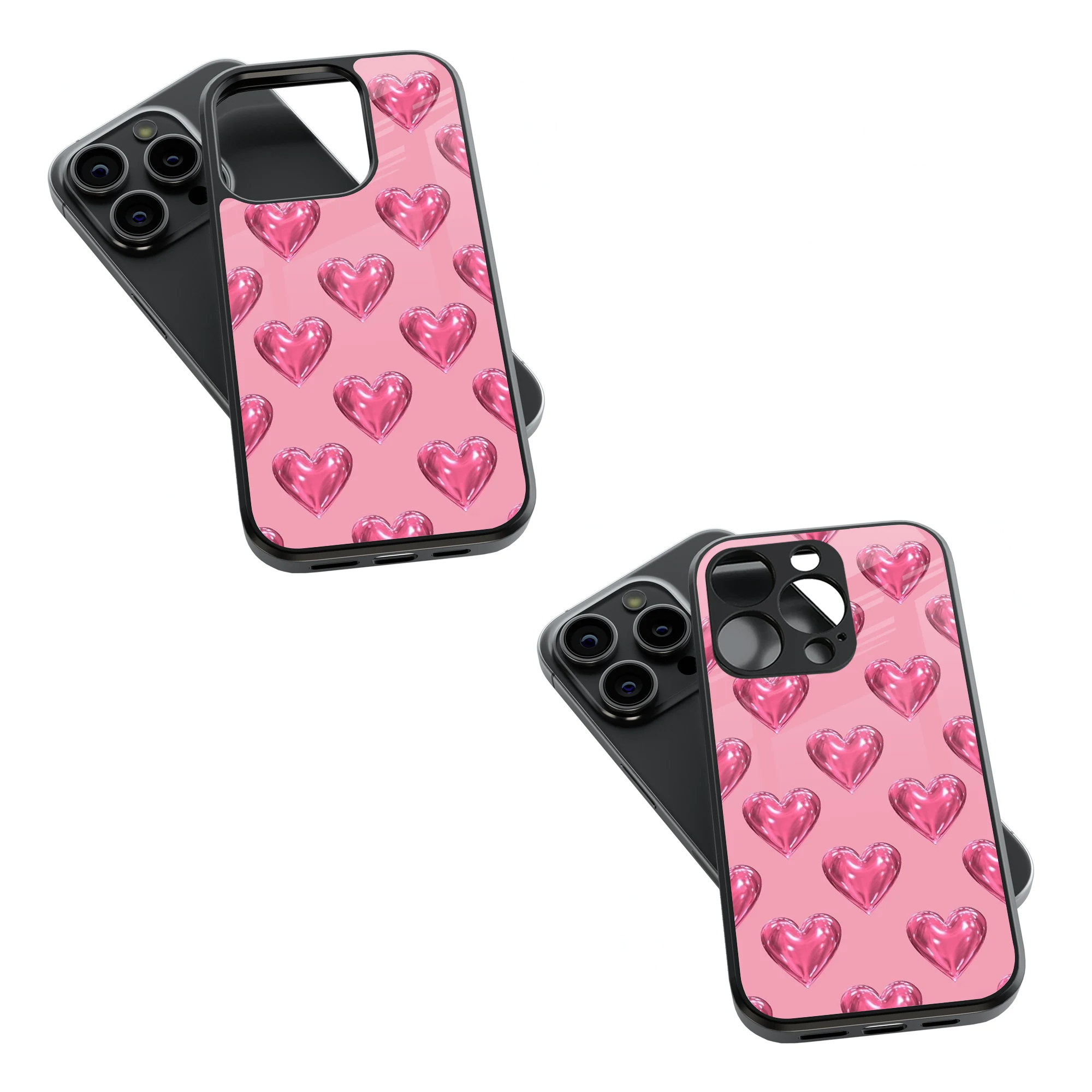 Trendy Glass Back Mobile Case for iPhone, Samsung, Redmi, OnePlus, Google Pixel, Motorola