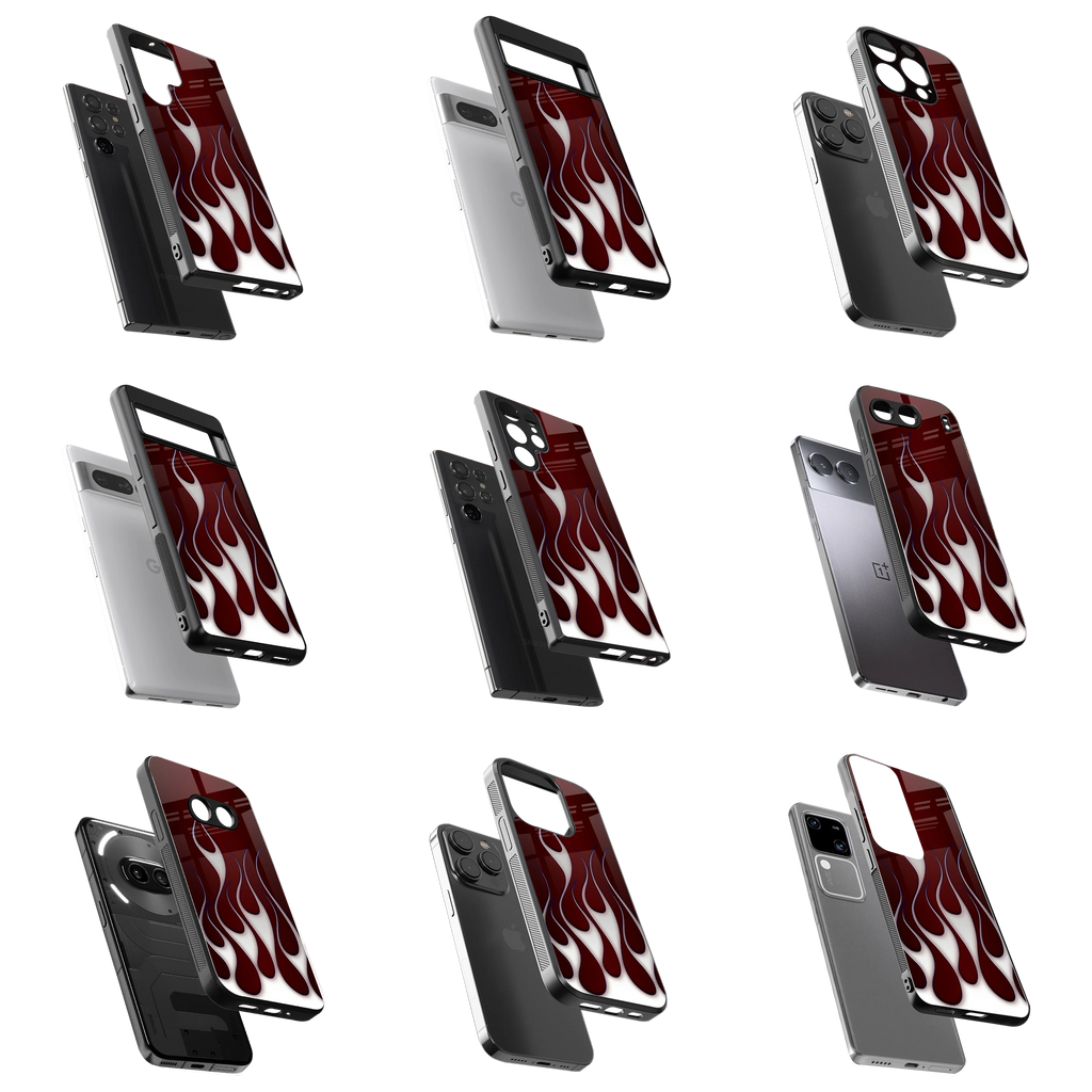 Durable Glass Back Mobile Case for iPhone, Samsung, OnePlus, Google Pixel, Redmi, Vivo, Oppo