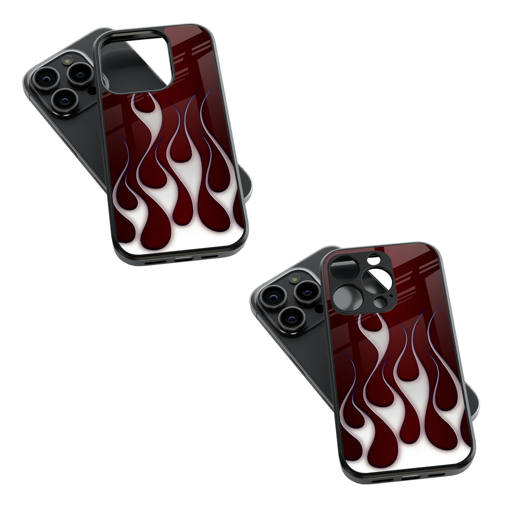 Trendy Glass Back Mobile Case for iPhone, Samsung, Redmi, OnePlus, Google Pixel, Motorola